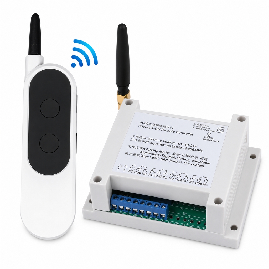 [receiver0002] 4 chanel receiver two way transmitter