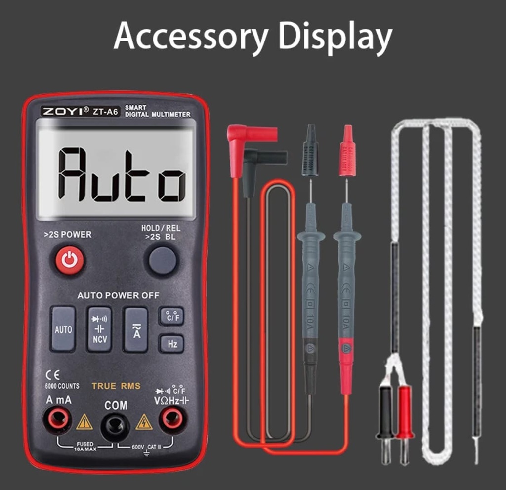 [multimeter0003] Smart multimeter auto ZT-A6