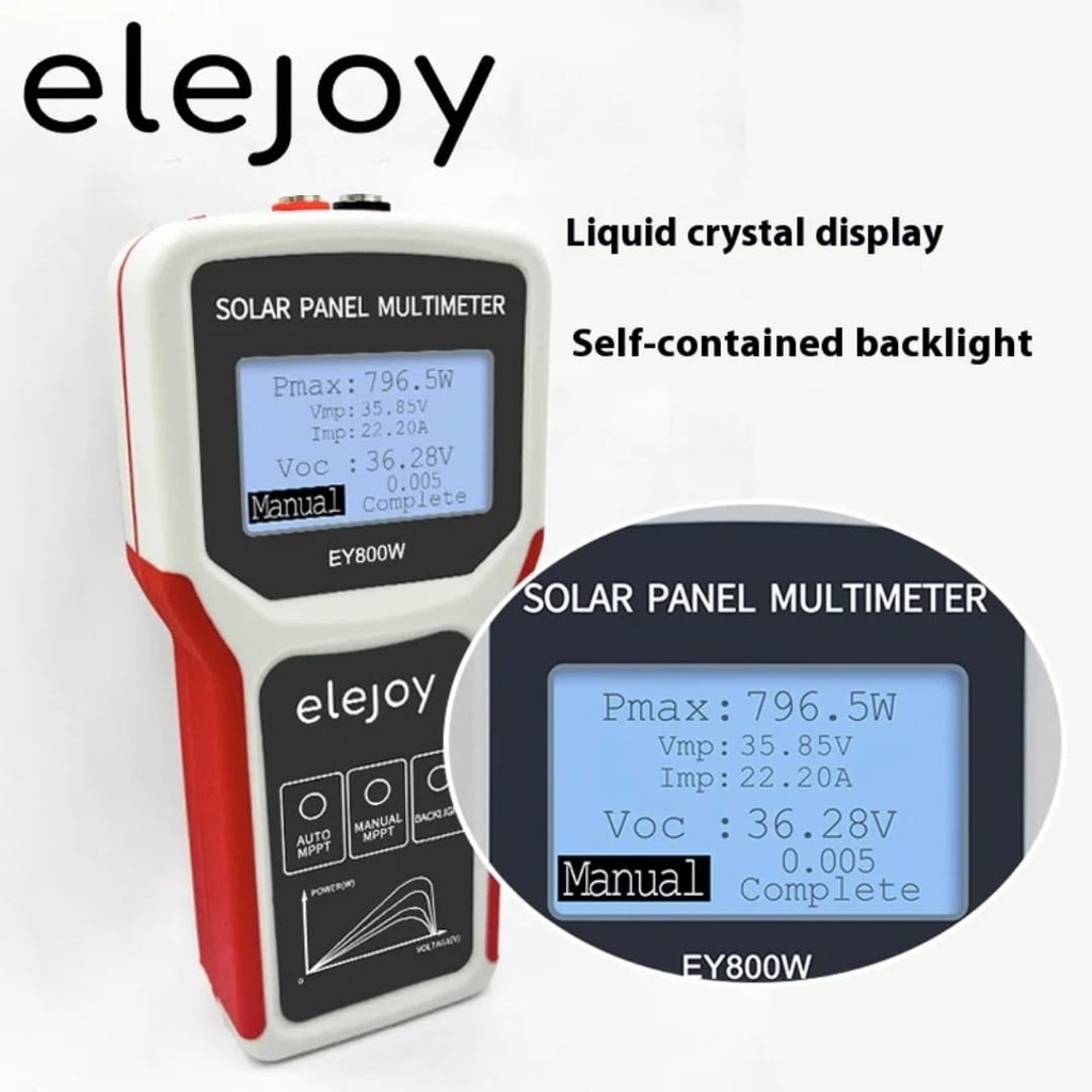 [solar tester0001] Solar panels multimeter 800W