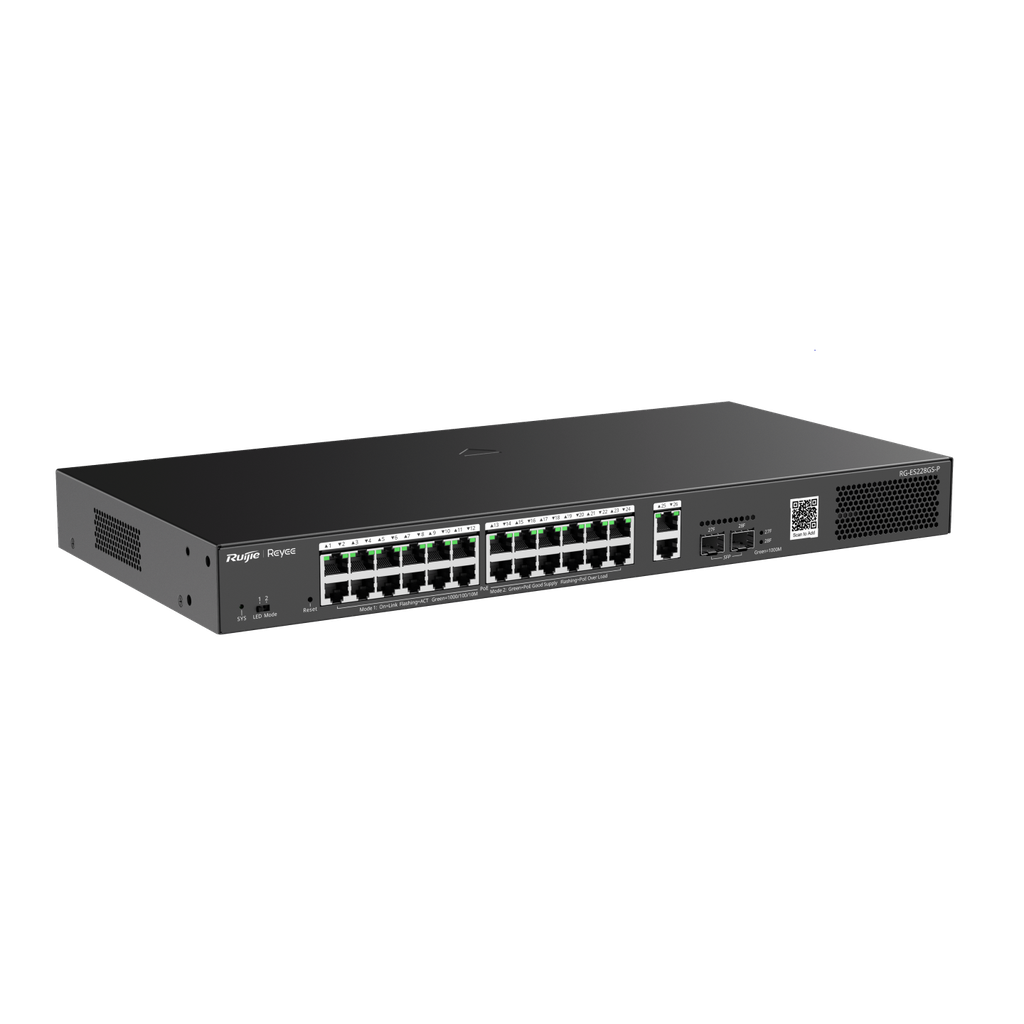 Ruijie RG-ES228GS-P 28-Port Gigabit Smart Cloud Managed PoE Switch