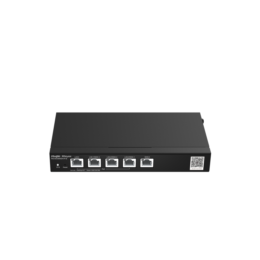 Ruijie Reyee RG-EG305GH-P-E, Reyee 5-Port High-Performance Cloud Managed PoE Office Router