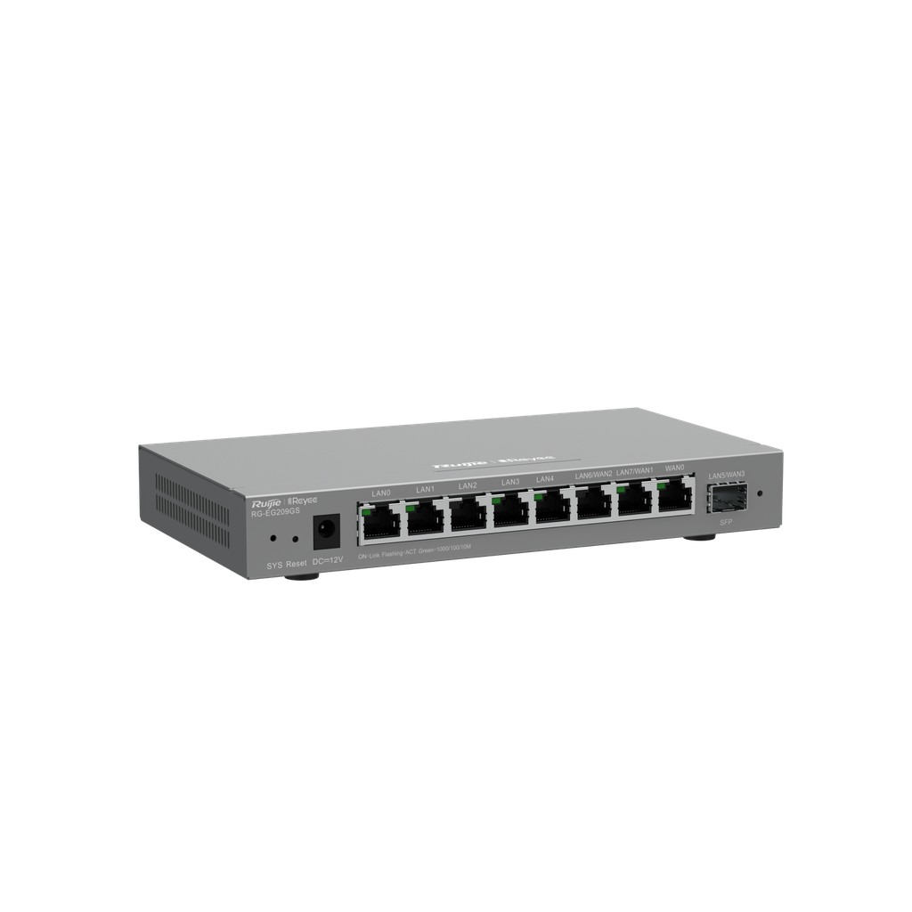 Ruijie Reyee RG-EG209GS Reyee 9-Port Gigabit Cloud Managed SFP Router
