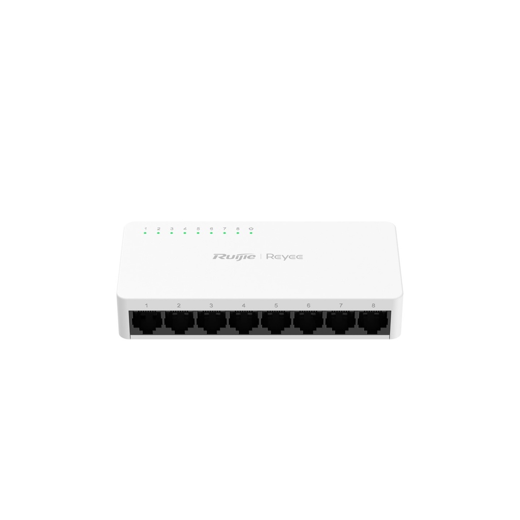 Ruijie Reyee RG-ES08F, 8-Port 10/100 Mbps Unmanaged Non-PoE Switch