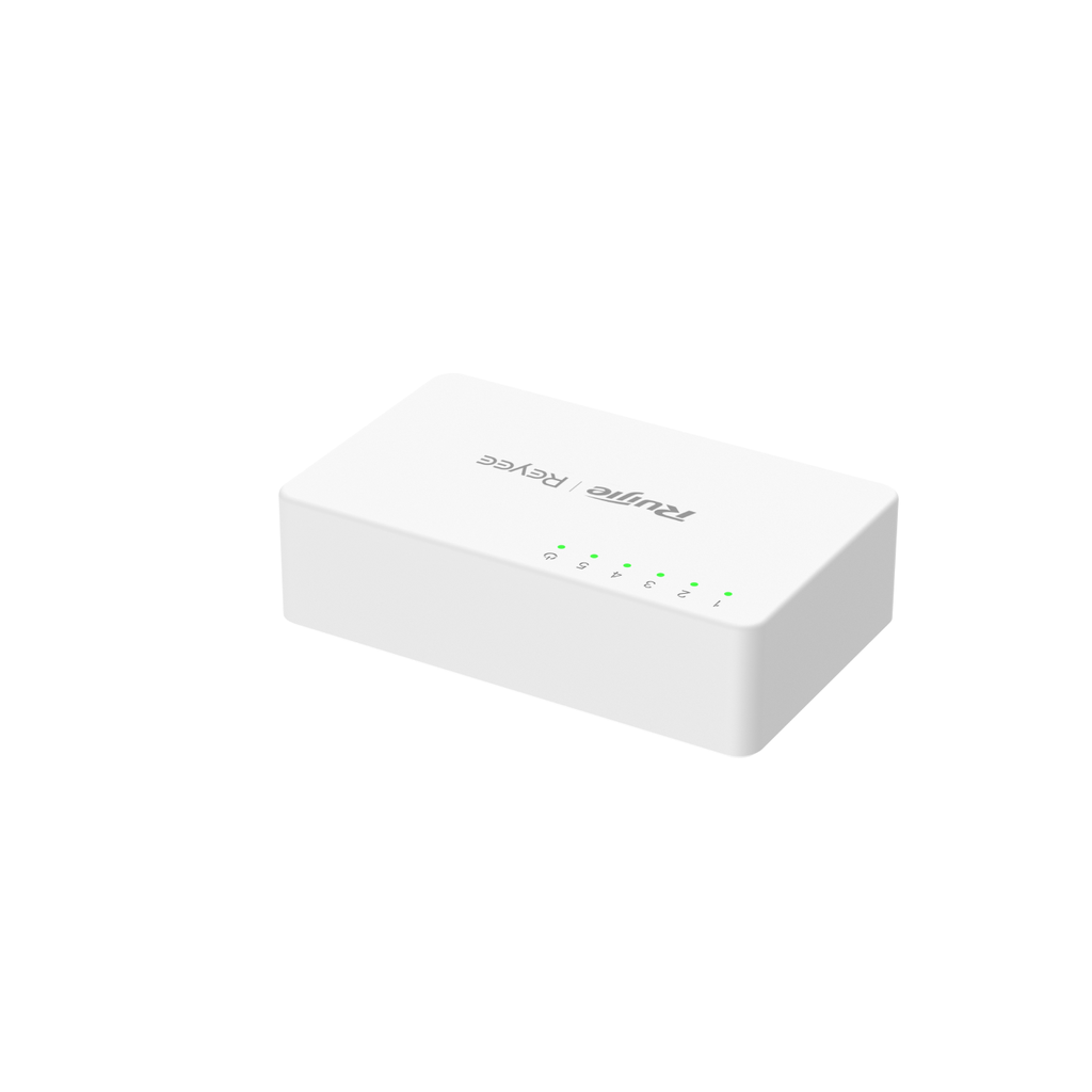 Ruijie Reyee RG-ES08G-L, 8-Port 10/100/1000 Mbps Unmanaged Non-PoE Switch