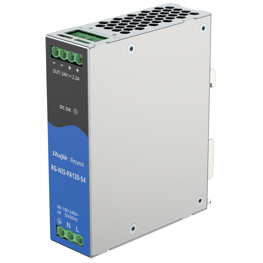 Reyee RG-NIS-PA120-54 - Reyee Industrial Power Supply, DC output 54 V 2,2A