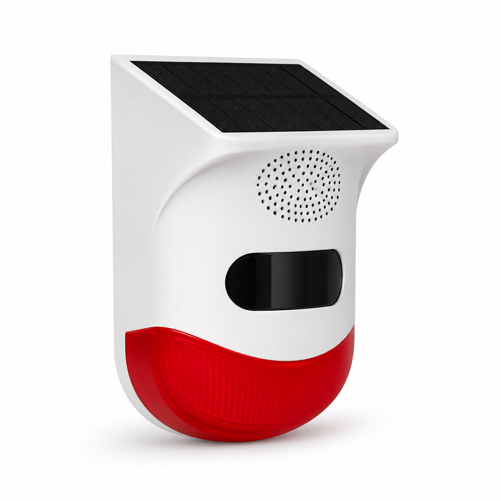 PIR outdoor solar alarm