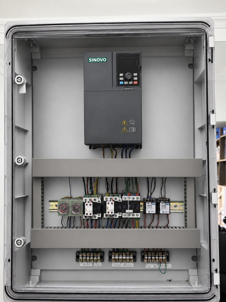 elevator solar control box  with VFD  remote control