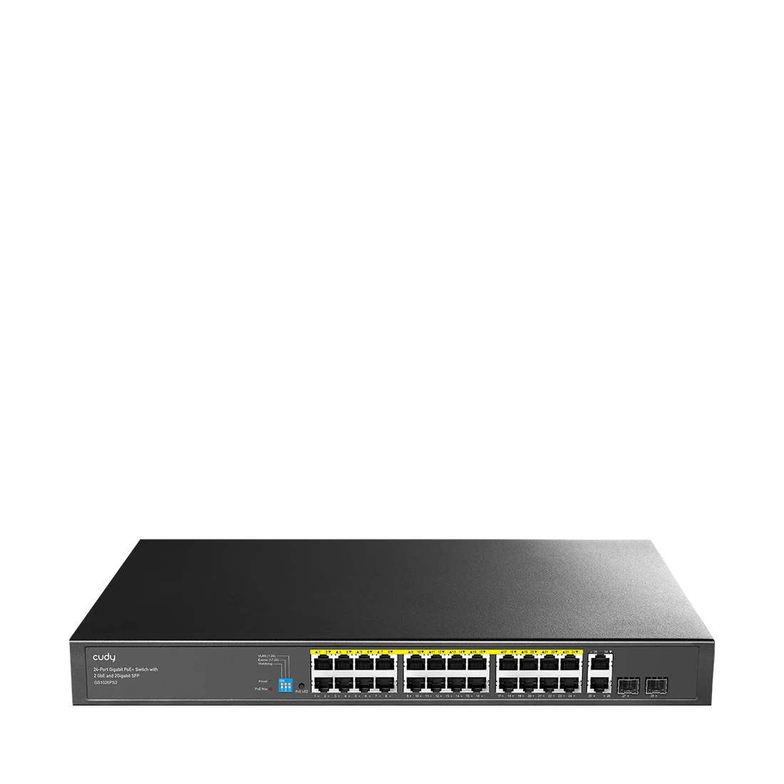 Cudy 24-Port PoE+ Switch – 2 Gigabit 1SFP Ports 300W | FS1026PS1